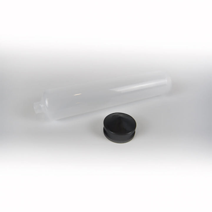 Black cap on a white background Eazao 500ml Cartridge for Eazao 3D Printers | Eazao Clay Ceramic 3D Printer