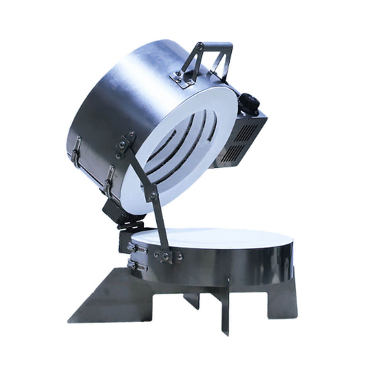 Metallic industrial machine on a white background Eazao Electric Kiln Pi Compact and Efficient Kiln | Eazao Clay Ceramic 3D Printer