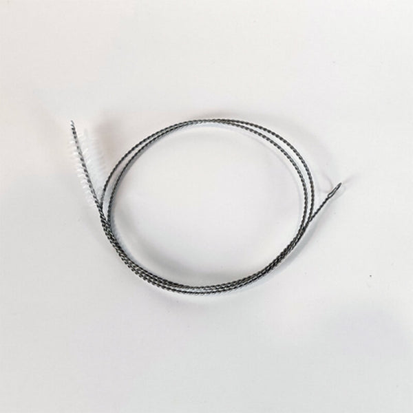 Black braided cable on a light gray background Eazao Feed Tube Brush for Eazao 3D Printers Clean Easily | Eazao Clay Ceramic 3D Printer