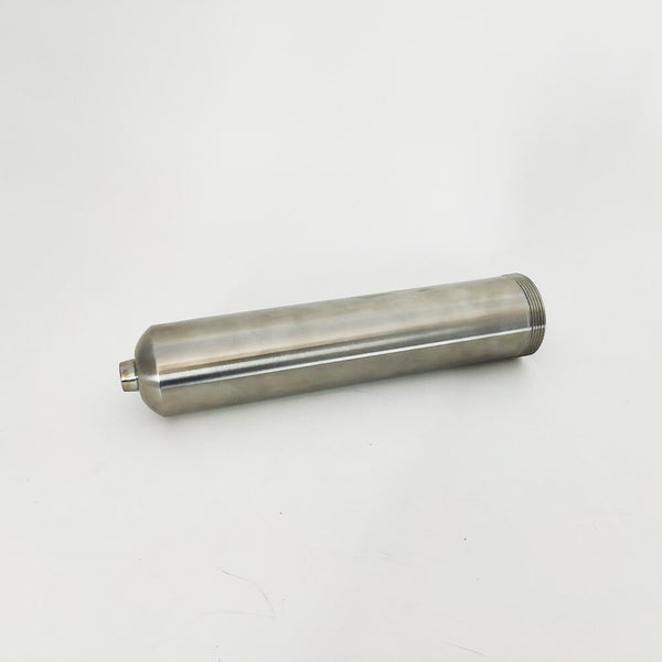 Metallic cylindrical object on a white background Eazao High-Quality 500ml Metal Cartridge for 3D Printing | Eazao Clay Ceramic 3D Printer