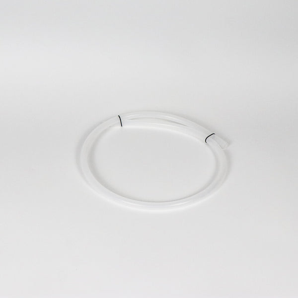 Clear plastic ring on a light gray background Eazao Matrix Feeding Tube for Eazao Clay Printers | Eazao Clay Ceramic 3D Printer