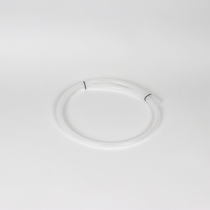 Clear plastic ring on a light gray background Eazao Matrix Feeding Tube for Eazao Clay Printers | Eazao Clay Ceramic 3D Printer