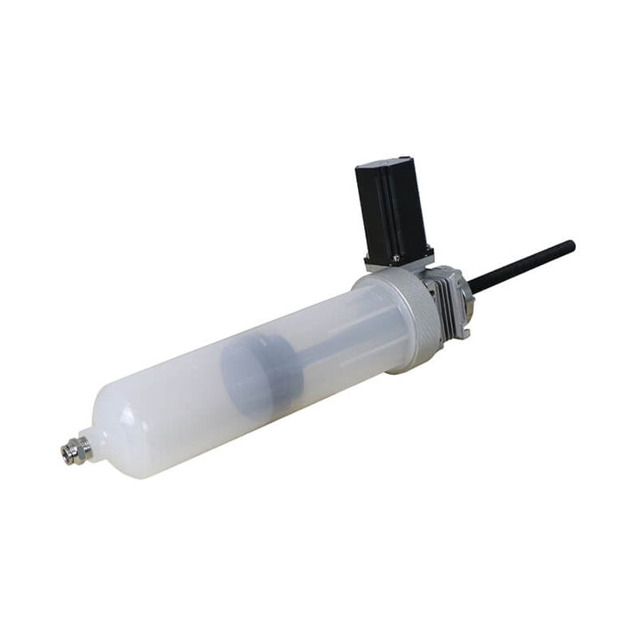 Clear cylindrical container with black top and nozzle on a white background Eazao Matrix M500 3D Printer Large Build Volume Eazao Matrix M500 3D Printer Large Build Volume Print Size 300x300x500mm | Eazao Clay Ceramic 3D Printer
