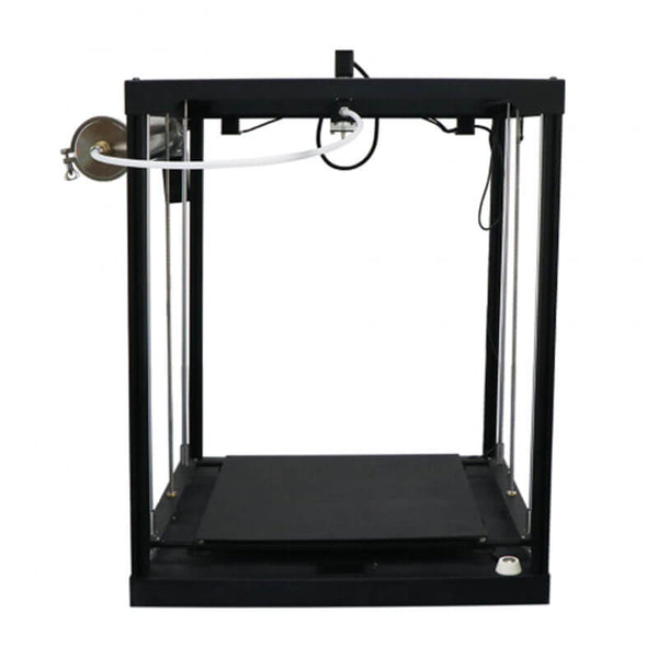 Black 3D printer on a white background Eazao Matrix M700 Large Format Ceramic 3D Printer Print Size 500x500x700mm | Eazao Clay Ceramic 3D Printer