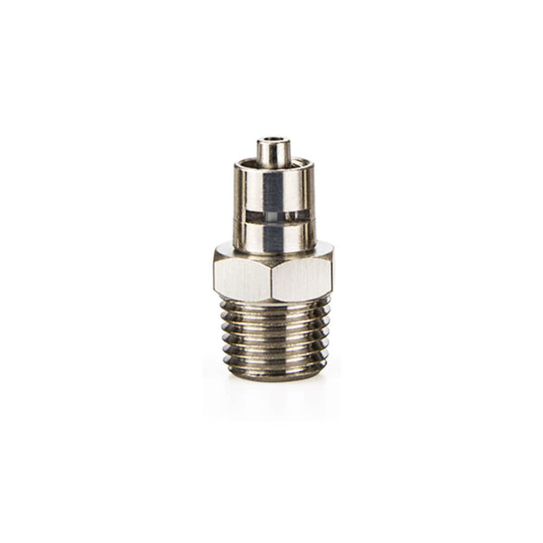 Metal valve stem on a white background Eazao Matrix Nozzle Adapter for Eazao Extruders | Eazao Clay Ceramic 3D Printer