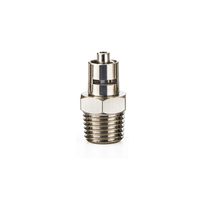 Metal valve stem on a white background Eazao Matrix Nozzle Adapter for Eazao Extruders | Eazao Clay Ceramic 3D Printer