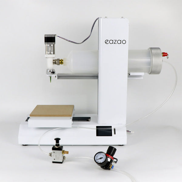 3D printer with 'eazao' branding on a white background Eazao Potter Air 2L Ceramic 3D Printer - Direct Extrusion Eazao Potter Air 2L Ceramic 3D Printer Direct Extrusion Print Size 165x165x280mm | Eazao Clay Ceramic 3D Printer