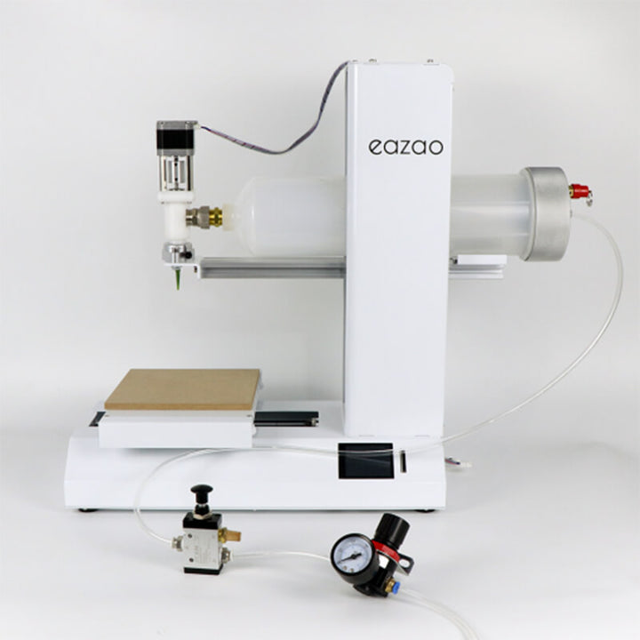 3D printer with 'eazao' branding on a white background Eazao Potter Air 2L Ceramic 3D Printer - Direct Extrusion Eazao Potter Air 2L Ceramic 3D Printer Direct Extrusion Print Size 165x165x280mm | Eazao Clay Ceramic 3D Printer