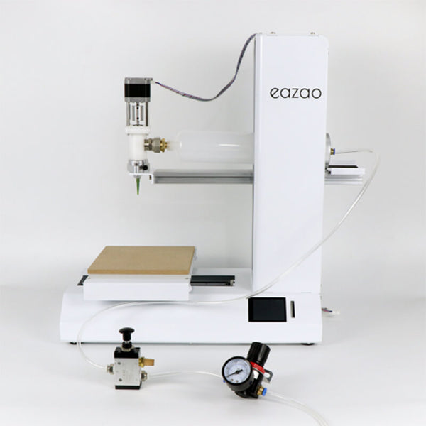 3D printer with 'eazao' branding on a white background Eazao Potter Air: Innovative Ceramic 3D Printer Eazao Potter Air Innovative Ceramic 3D Printer Print Size 165x165x280mm | Eazao Clay Ceramic 3D Printer