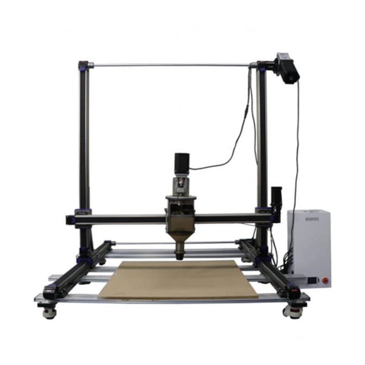 3D printer on a white background Eazao Tong A1000 Concrete 3D Printer for Precision Printing Print Size 1000x1000x1000mm | Eazao Concrete 3D Printer