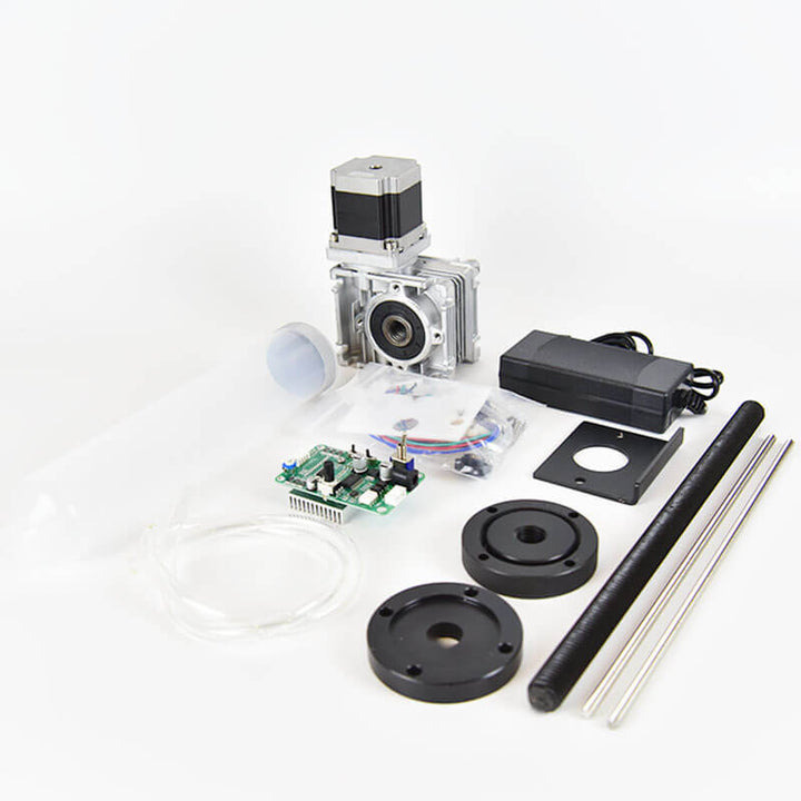 Collection of electronic components and hardware items on a white background Eazao Upgrade Your FDM Printer with Eazao Ceramic Kit | Eazao Clay Ceramic 3D Printer