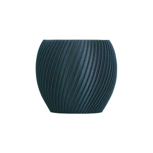 Teal ribbed vase on a white background Flashforge Durable HS PETG Multicolor Filament for 3D Printing | Flashforge Filament