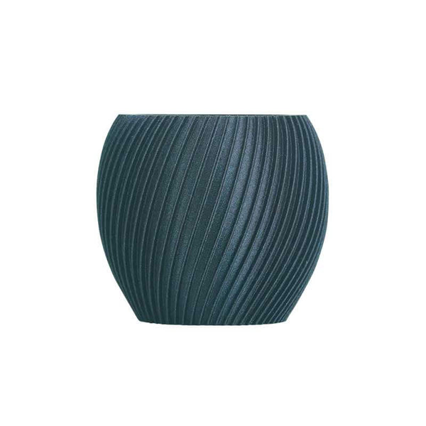 Teal ribbed vase on a white background Flashforge Vibrant PLA Multicolor Filament for 3D Printing | Flashforge Filament