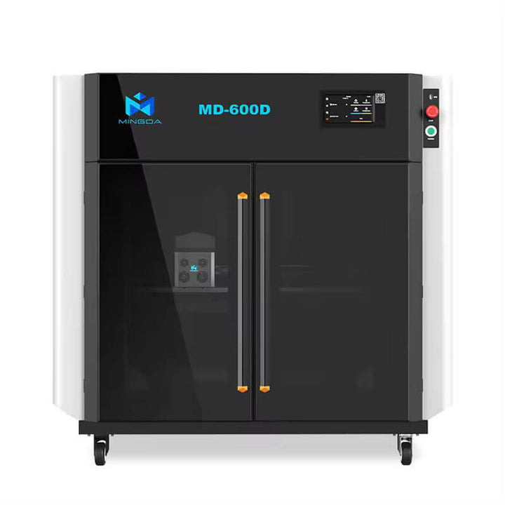 Mingda MD 600D MD-600D Large Format Independent Dual Extruder IDEX 3D Printer Multicolor Fast 3D Printer Large Scale Build Volume 600x600x600mm