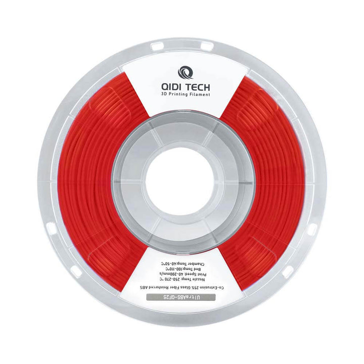 QIDI High-Quality ABS-GF25 Filament for 3D Printing | Qidi Tech Qidi 3D Printer QIDI-Tech-QIDI-3D-Printer-ABS-GF25-Filament-Red