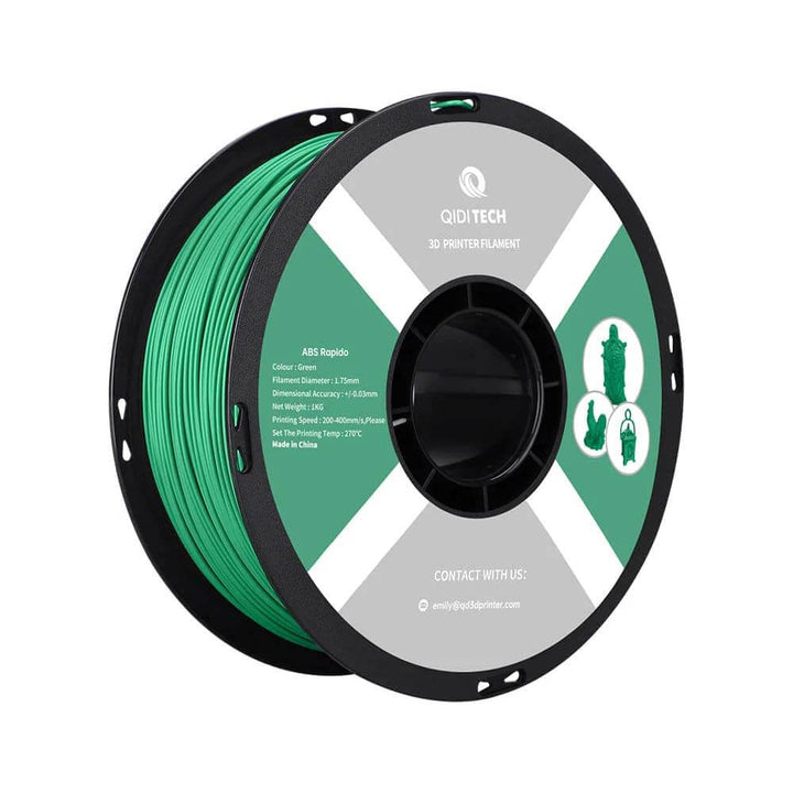 QIDI ABS Rapido Filament for Durable 3D Printing | Qidi Tech Qidi 3D Printer QIDI-Tech-QIDI-3D-Printer-ABS-Rapido-Filament-Green