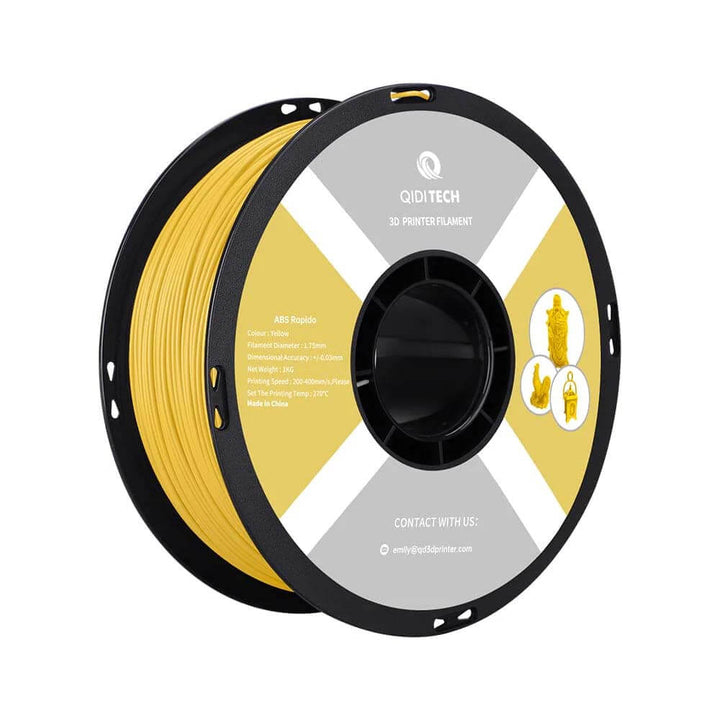 QIDI ABS Rapido Filament for Durable 3D Printing | Qidi Tech Qidi 3D Printer QIDI-Tech-QIDI-3D-Printer-ABS-Rapido-Filament-Yellow