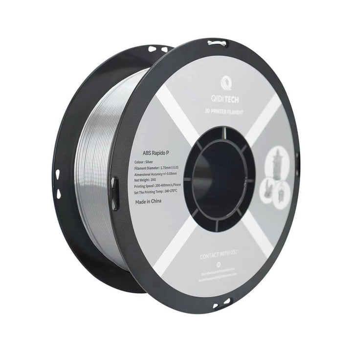 QIDI ABS Rapido Metal Filament for 3D Printing | Qidi Tech Qidi 3D Printer QIDI-Tech-QIDI-3D-Printer-ABS-Rapido-Metal-Filament-Champaign-Silver