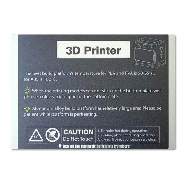 QIDI I-Fast Build Plate Sticker for 3D Printers (1 pc) | Qidi Tech Qidi 3D Printer QIDI-Tech-QIDI-3D-Printer-I-Fast-Build-Plate-Sticker-1PC