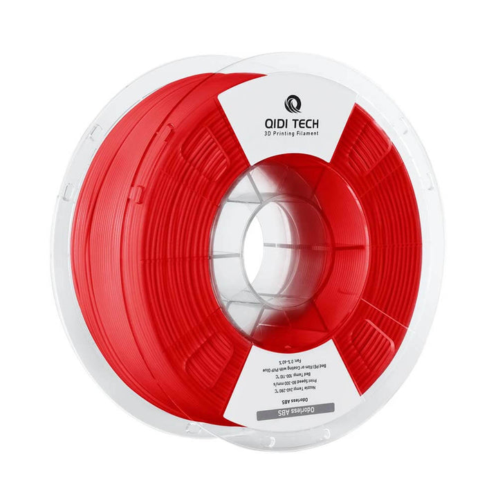 QIDI Odorless ABS Rapido Filament for 3D Printing | Qidi Tech Qidi 3D Printer QIDI-Tech-QIDI-3D-Printer-Odorless-ABS-Rapido-Filament-Red