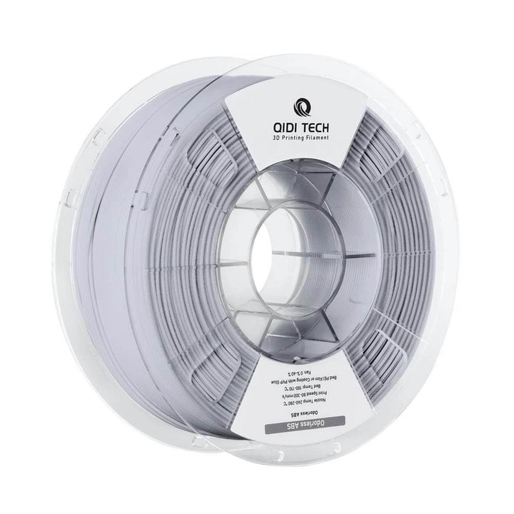 QIDI Odorless ABS Rapido Filament for 3D Printing | Qidi Tech Qidi 3D Printer QIDI-Tech-QIDI-3D-Printer-Odorless-ABS-Rapido-Filament-Silver