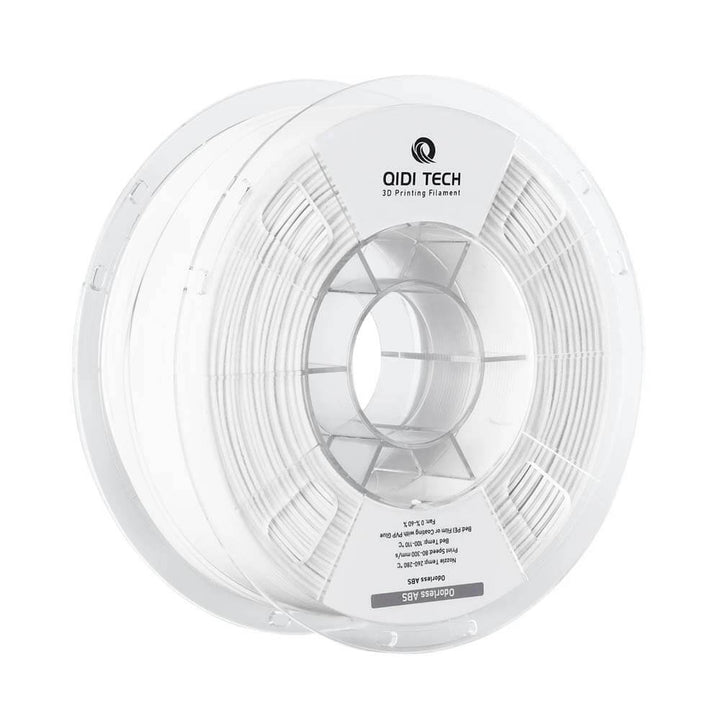 QIDI Odorless ABS Rapido Filament for 3D Printing | Qidi Tech Qidi 3D Printer QIDI-Tech-QIDI-3D-Printer-Odorless-ABS-Rapido-Filament-White