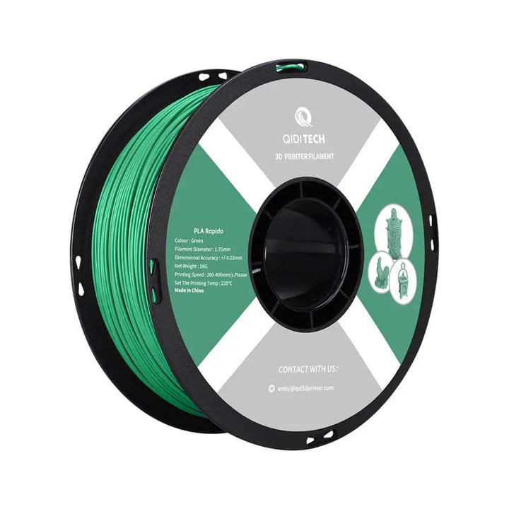 QIDI PLA Rapido Filament for Smooth 3D Printing | Qidi Tech Qidi 3D Printer QIDI-Tech-QIDI-3D-Printer-PLA-Rapido-Filament-Green