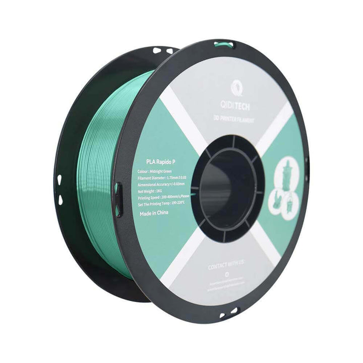 Qidi Tech 3D Printer PLA Rapido Metal Filament for 3D Printing QIDI-Tech-QIDI-3D-Printer-PLA-Rapido-Metal-Filament-Midnight-Green