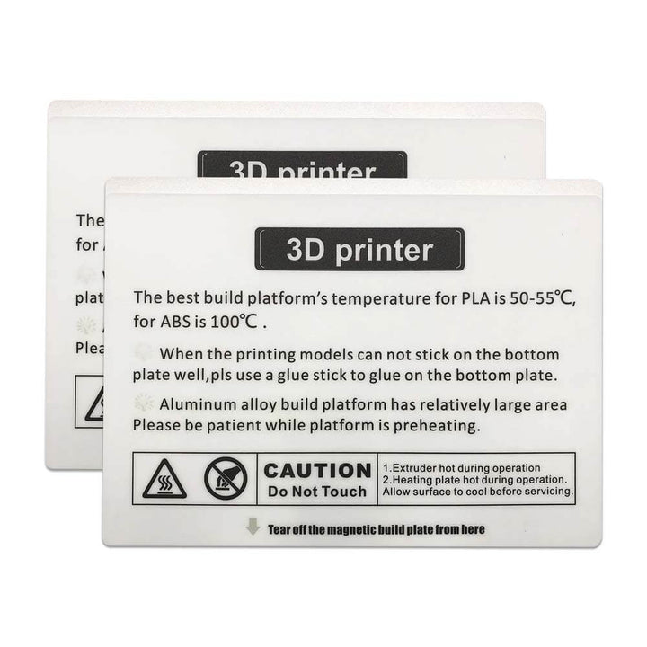 QIDI X-Plus Build Plate Stickers for 3D Printers - 2pcs | Qidi Tech Qidi 3D Printer QIDI-Tech-QIDI-3D-Printer-X-Plus-Build-Plate-Sticker-2PCS
