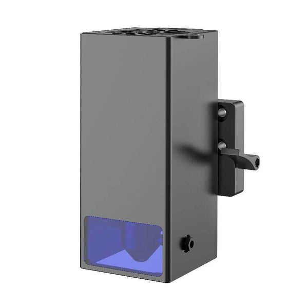 Black rectangular device with a blue light on a white background Twotrees 20W Laser Module for CNC Router TTC450 | Twotrees Laser Engraver Parts Accessories