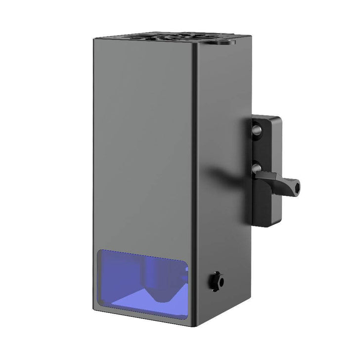 Black rectangular device with a blue light on a white background Twotrees 20W Laser Module for TTC450 CNC Router | Twotrees CNC Router Parts Accessories