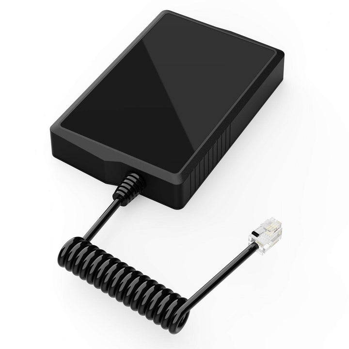 Black electronic device with coiled cable on a white background Twotrees 3.5 Touch Screen for TTS Pro Series Laser Engraver TTS25 TTS55 TTS10 | Twotrees Laser Engraver Parts Accessories