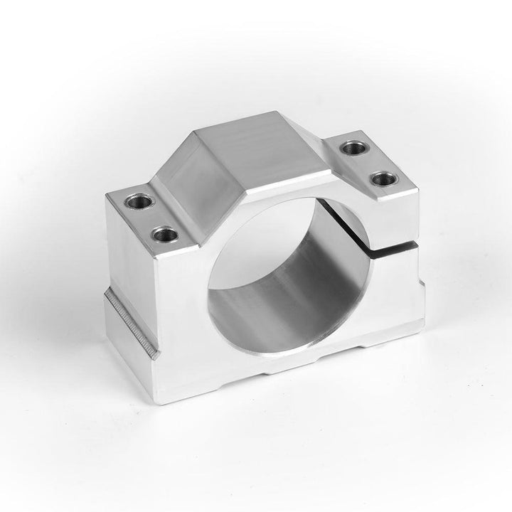 Metallic cylindrical component with hexagonal flange on a white background Twotrees 500W High Speed Air-Cooled Spindle Motor | Twotrees CNC Router Parts Accessories