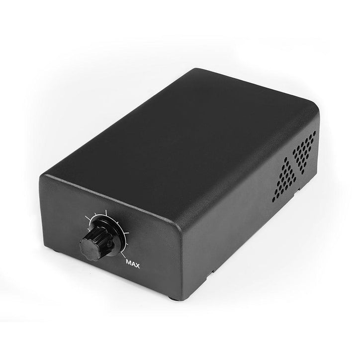 Black electronic device with a knob and 'MAX' label on a white background Twotrees 500W High Speed Air-Cooled Spindle Motor | Twotrees CNC Router Parts Accessories
