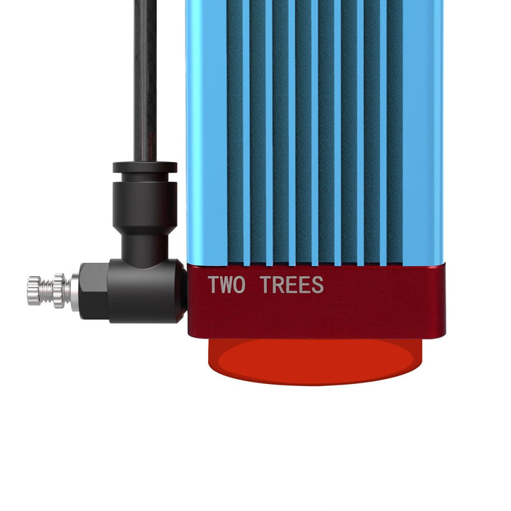 Blue and red water filter with 'TWO TREES' branding on a white background Twotrees Air Assist Kit for TTS Pro/TS2 - 30L/min | Twotrees Laser Engraver Parts Accessories