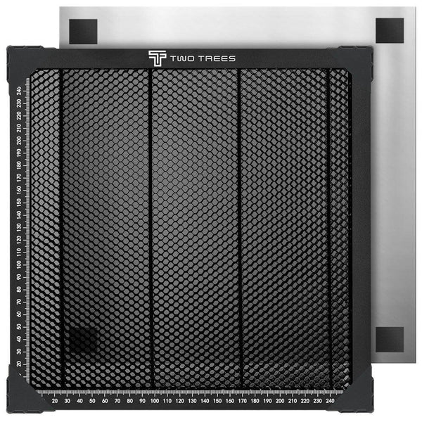 Grid filter with 'Two Trees' branding on a white background Twotrees Aluminum Honeycomb Workbench for Laser Cutting | Twotrees Laser Engraver Parts Accessories