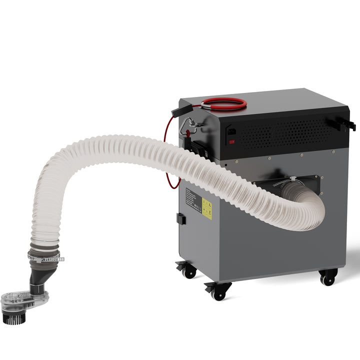 Industrial dust collector with a hose on a white background Twotrees CNC Vacuum Cleaner Monster M2 Kits | Twotrees CNC Router Parts Accessories