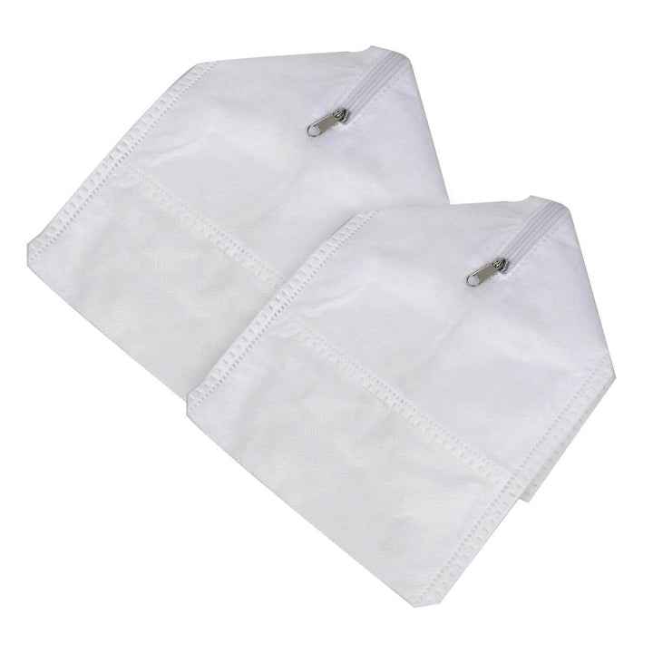Two white zipped pouches on a white background Twotrees M1 Vacuum Cleaner Dust Bags Efficient Filtration | Twotrees CNC Router Parts Accessories