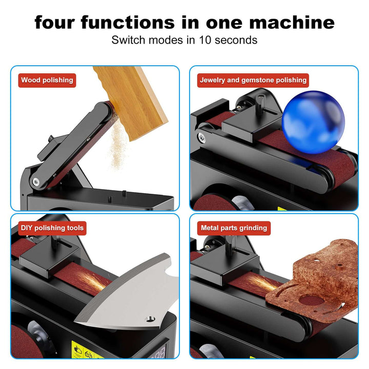 Multifunctional polishing machine with various applications on a white background Twotrees Multi-purpose Grinder for CNC Projects | Twotrees CNC Router Parts Accessories