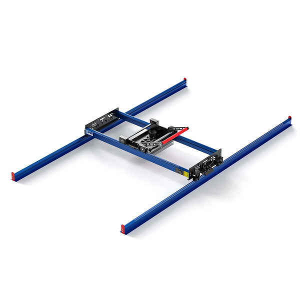 Blue metal frame with red accents on a white background Twotrees RS-200 Trimming Machine Aid for Woodworking | Twotrees CNC Router Parts Accessories