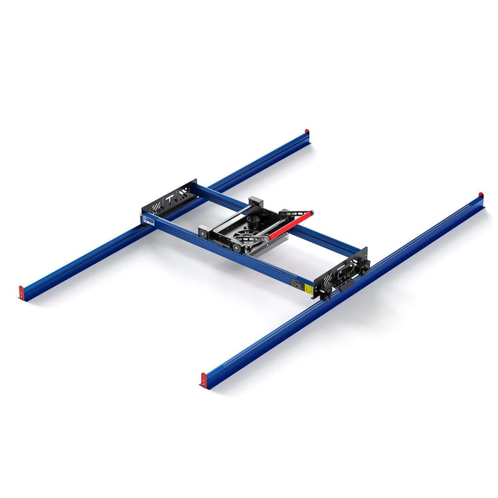 Blue metal frame with red accents on a white background Twotrees RS-200 Trimming Machine Aid for Woodworking | Twotrees CNC Router Parts Accessories