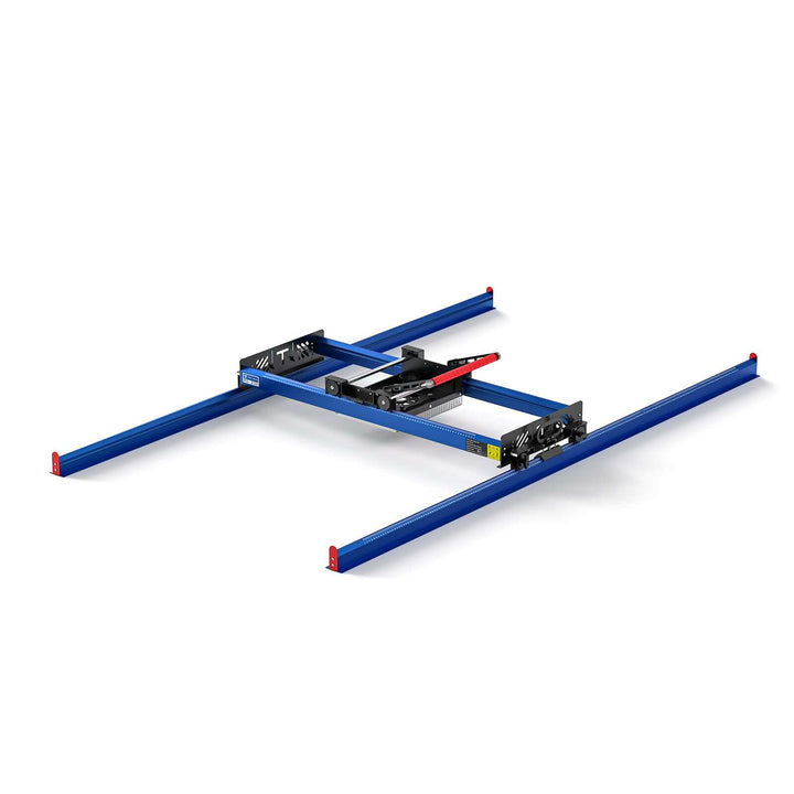Blue metal frame on a white background Twotrees RS-200 Trimming Machine Aid for Woodworking | Twotrees CNC Router Parts Accessories
