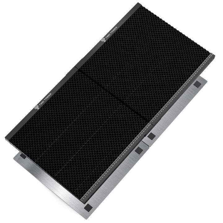 Computer radiator with black grilles on a white background Twotrees Spliced Honeycomb Panel Workbench 400x400x22mm | Twotrees Laser Engraver Parts Accessories