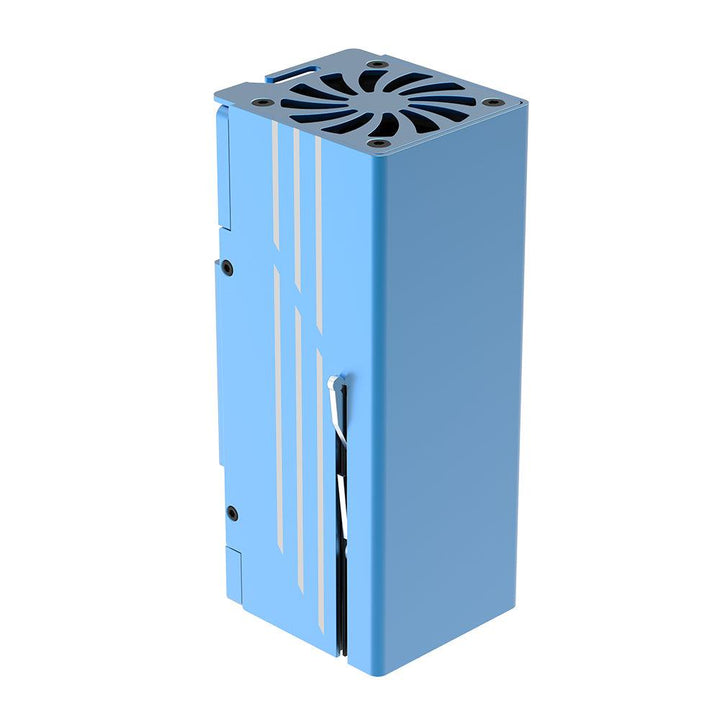 Blue rectangular metal box with a fan on a white background Twotrees T20 1064nm Infrared Laser Module for TT-5 5S TTS | Twotrees Laser Engraver Parts Accessories