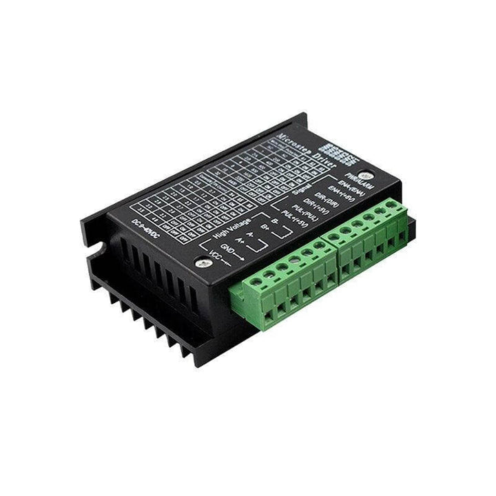 Electronic module with connectors on a white background Twotrees TB6600 Stepper Motor Driver for NEMA 23 & NEMA 17 | Twotrees CNC Router Parts Accessories