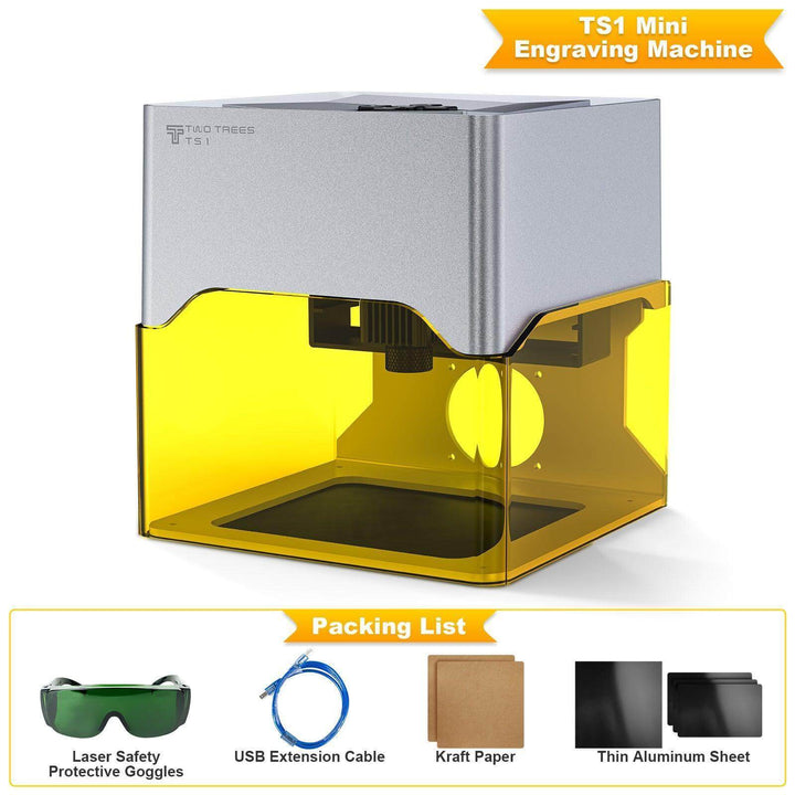 Twotrees TS1 Mini Laser Engraver Machine Compact and High-Performance 3D Laser Engraving | Twotrees Laser Engraver