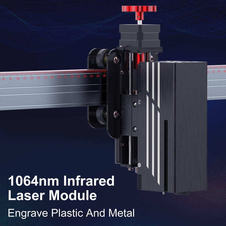 1064nm Infrared Laser Module for engraving plastic and metal on a dark background Twotrees TS2 Laser Engraving Machine 1064 Laser Head Kit | Twotrees Laser Engraver Parts Accessories