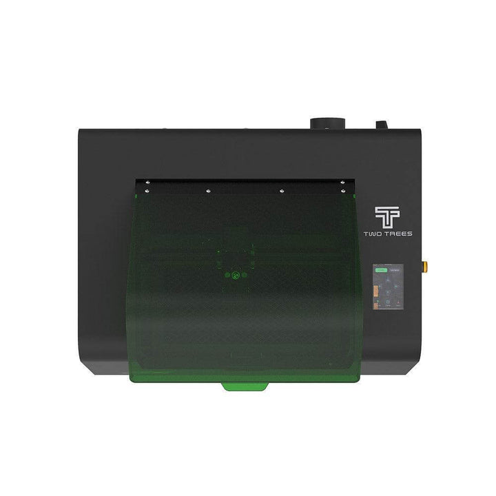 Black and green device with 'Tino Trees' logo on a white background Twotrees TS3 10W Black Enclosed Diode Laser Engraver - High Precision & Safety | Twotrees Laser Engraver