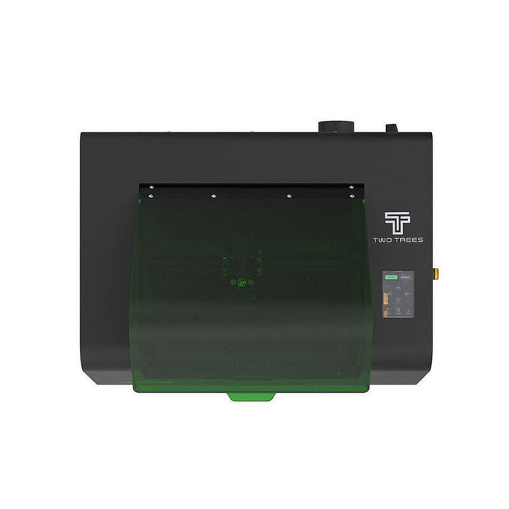 Black and green electronic device with 'Two Trees' branding on a white background Twotrees TS3 10W Blue Diode Enclosed Laser Engraver High Precision Laser Cutting and Engraving | Twotrees Laser Engraver