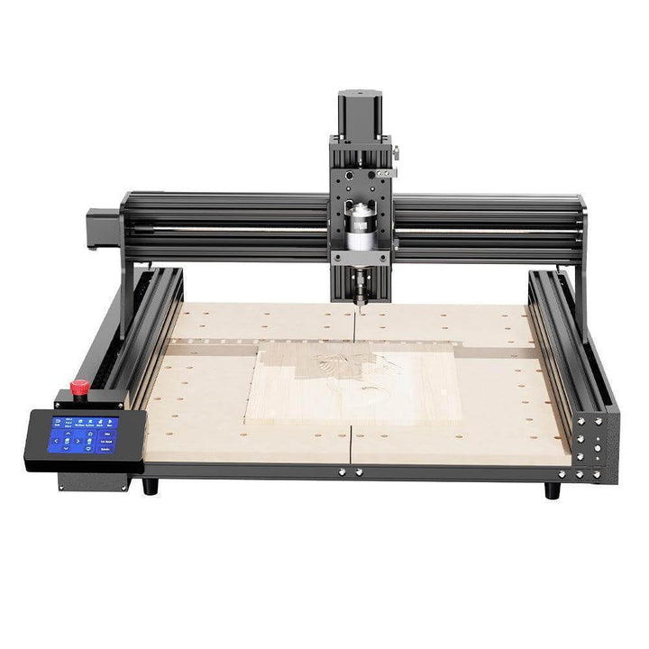 CNC machine with a digital display on a white background Twotrees TTC 450 Affordable CNC Router Machine | Twotrees CNC Router